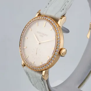 Patek Philippe Calatrava Ladies - Pink Gold Diamonds - 7120R-001 - Image 9