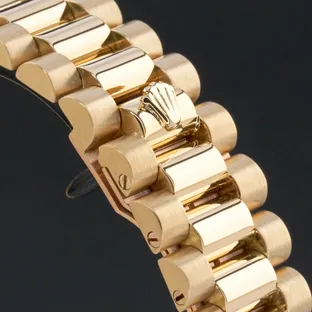 Rolex Day-Date 36 President, 18238, 36mm, 1989, Yellow gold, Champagne Ruby Diamond dial, Fullset - Image 2
